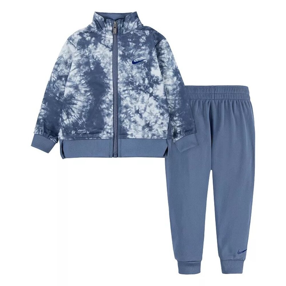 Nike Boy' Just Dream It Tricot Ashen Slate Tie Dyed Jacket &‎ Pants Set  4T New